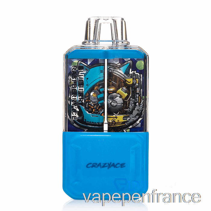 Stylo Vape Jetable Crazyace B15000, Myrtille, Framboise